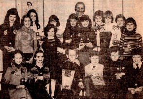 13/12/77 : Meet with winners of county cycling competition